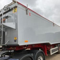 2019 WILCOX 69yd TASCC STEPFRAME PLANKSIDE TIPPING TRAILER, 6/25 MOT, ELEC SHEET