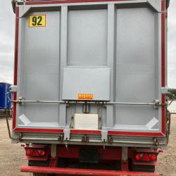 2019 WILCOX 69yd TASCC STEPFRAME PLANKSIDE TIPPING TRAILER, 6/25 MOT, ELEC SHEET